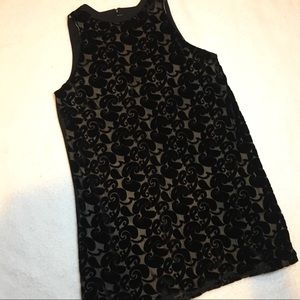 Beautiful Black Velour Dress